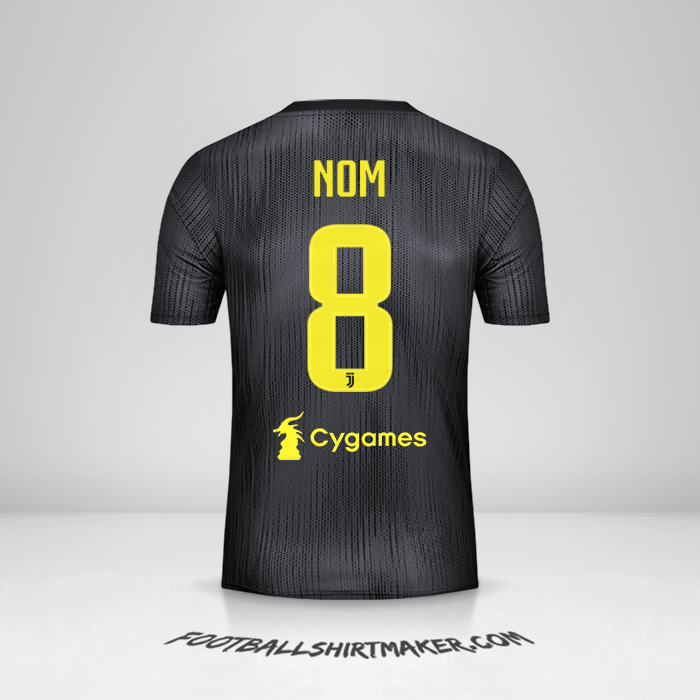 Maillot Juventus FC 2018/19 Troisième -  nom - 8