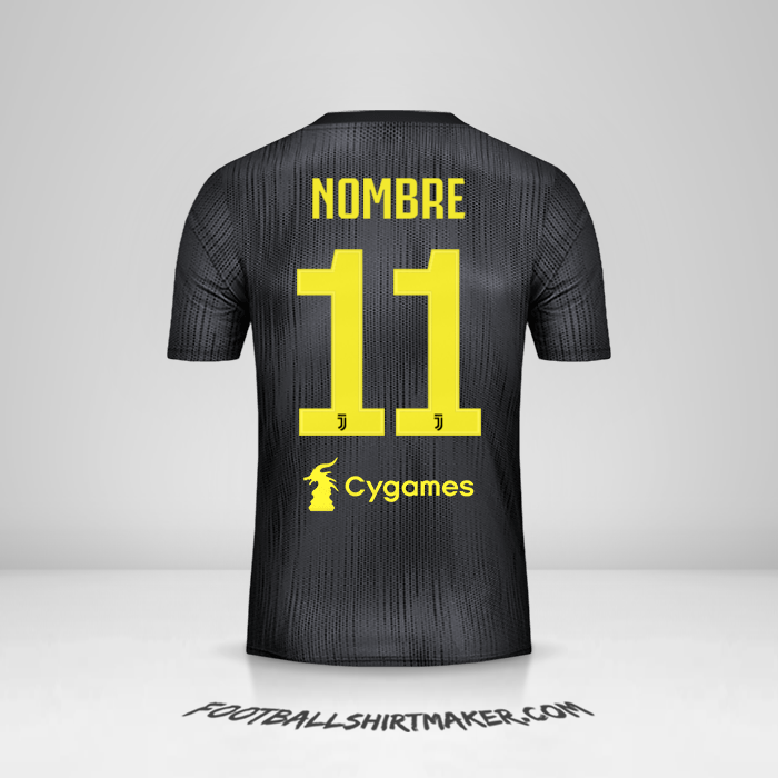 Camiseta Juventus FC 2018/19 Tercera -  nombre - 11