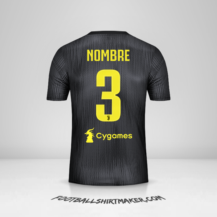 Camiseta Juventus FC 2018/19 Tercera -  nombre - 3