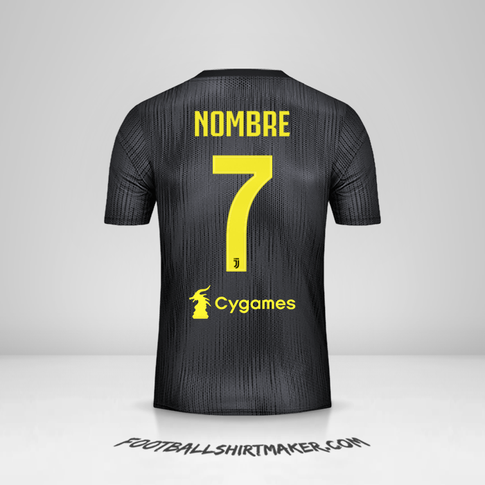 Camiseta Juventus FC 2018/19 Tercera -  nombre - 7