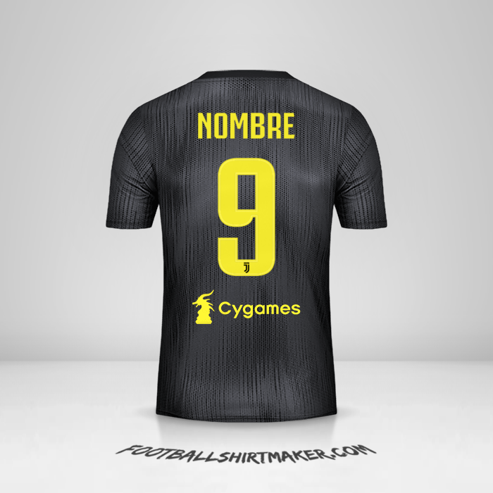 Camiseta Juventus FC 2018/19 Tercera -  nombre - 9