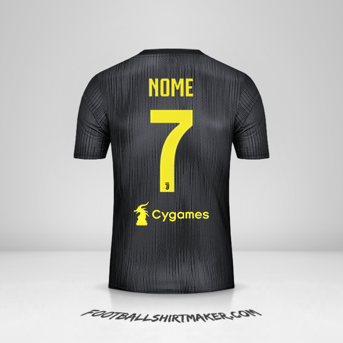 Camisola Juventus FC 2018/19 Terceira -  nome - 7