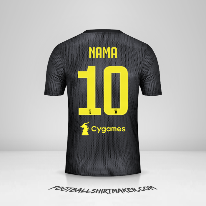 Jersey Juventus FC 2018/19 Ketiga -  nama - 10