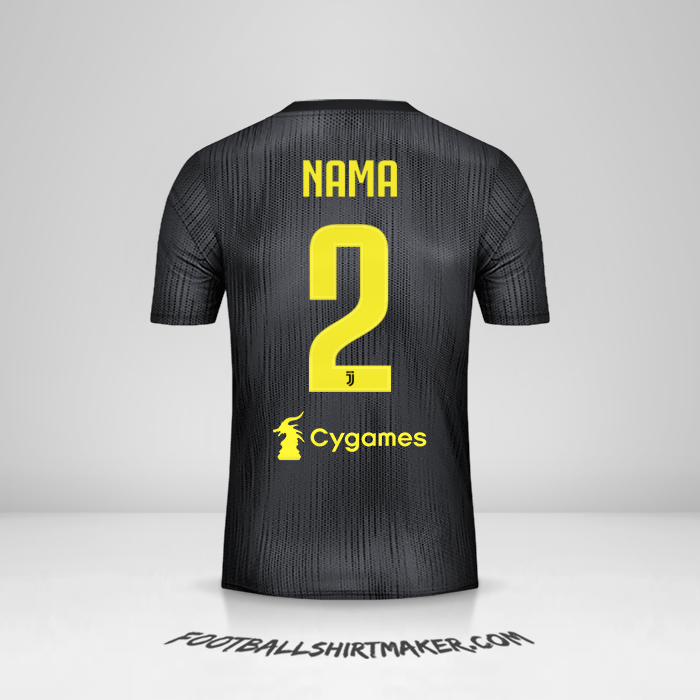 Jersey Juventus FC 2018/19 Ketiga -  nama - 2