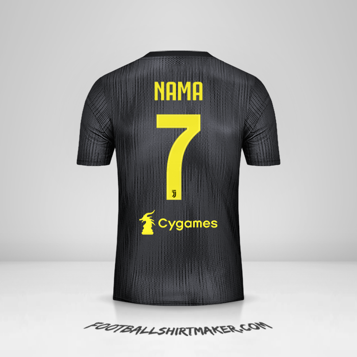 Jersey Juventus FC 2018/19 Ketiga -  nama - 7
