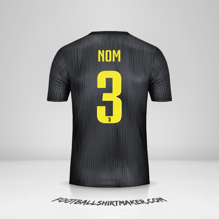 Maillot Juventus FC Cup 2018/19 Troisième -  nom - 3