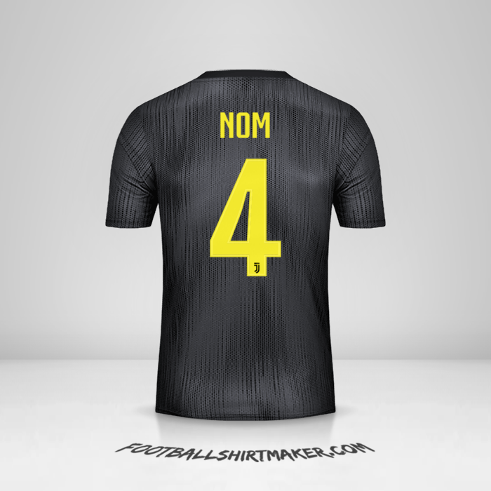 Maillot Juventus FC Cup 2018/19 Troisième -  nom - 4