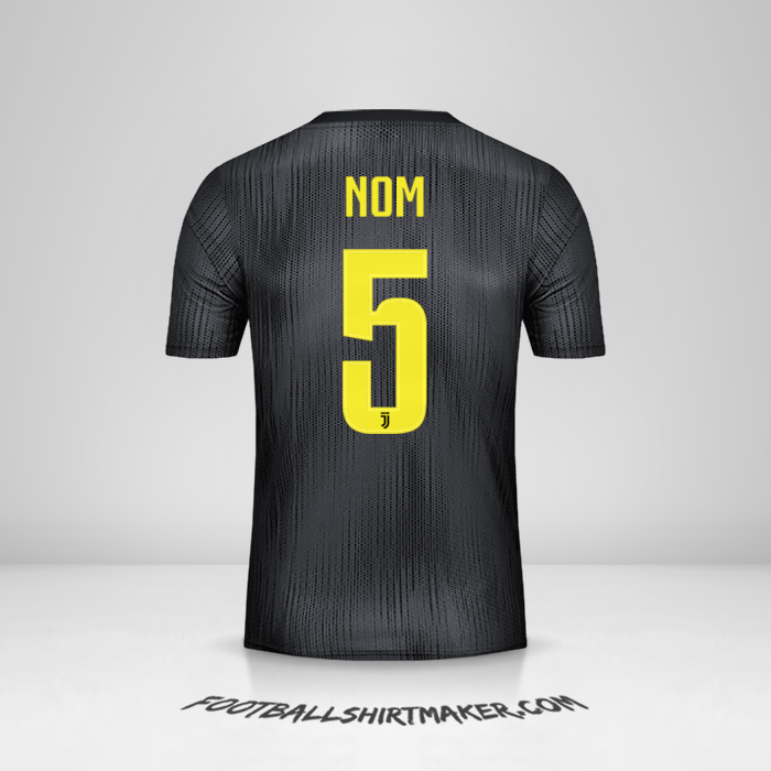 Maillot Juventus FC Cup 2018/19 Troisième -  nom - 5