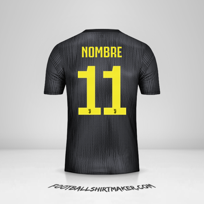 Camiseta Juventus FC Cup 2018/19 Tercera -  nombre - 11