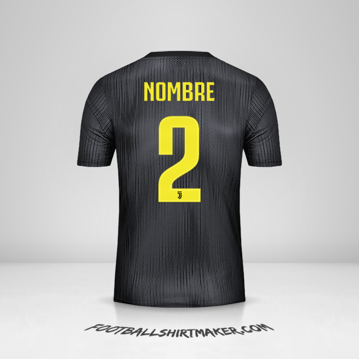 Jersey Juventus FC Cup 2018/19 Tercera -  nombre - 2