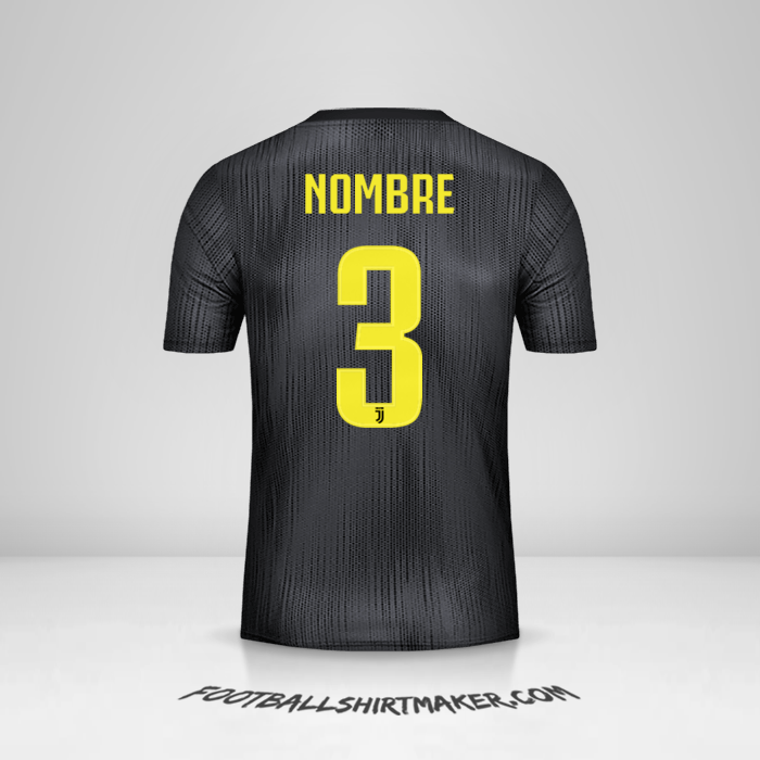 Camiseta Juventus FC Cup 2018/19 Tercera -  nombre - 3