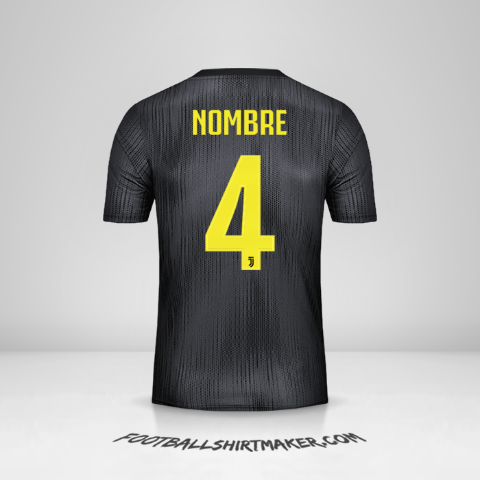 Camiseta Juventus FC Cup 2018/19 Tercera -  nombre - 4