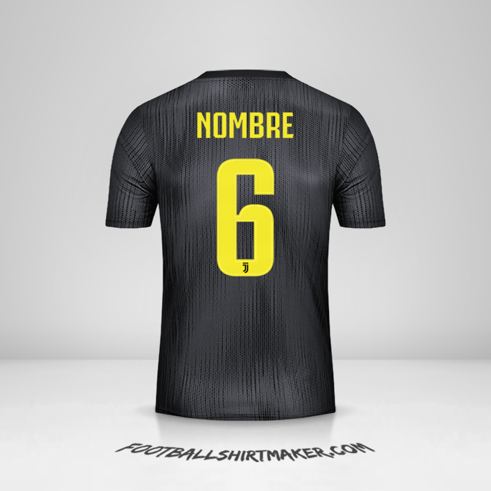 Jersey Juventus FC Cup 2018/19 Tercera -  nombre - 6