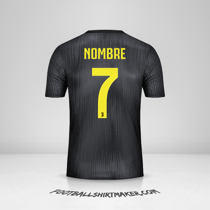 Camiseta Juventus FC Cup 2018/19 Tercera -  nombre - 7