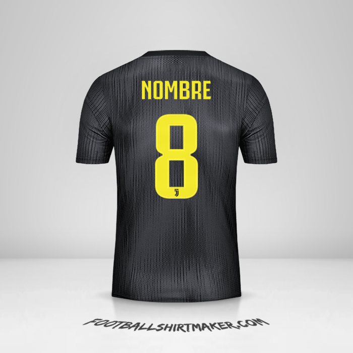 Jersey Juventus FC Cup 2018/19 Tercera -  nombre - 8
