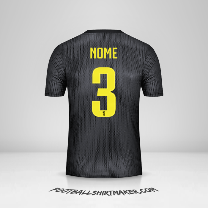 Camisa Juventus FC Cup 2018/19 Terceira -  nome - 3