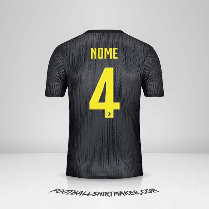 Maglia Juventus FC Cup 2018/19 Terza -  nome - 4