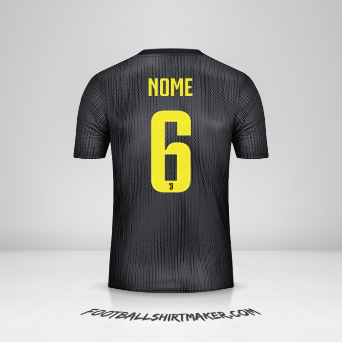 Camisola Juventus FC Cup 2018/19 Terceira -  nome - 6