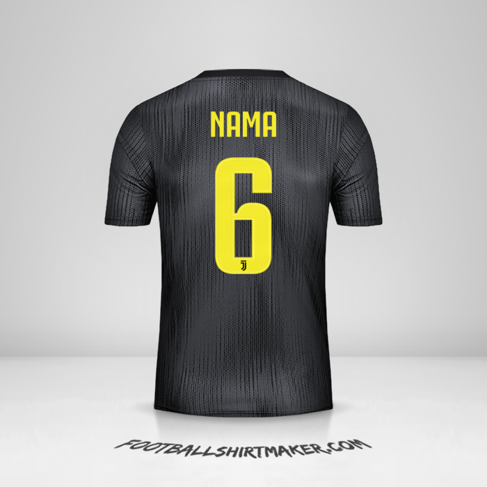 Jersey Juventus FC Cup 2018/19 Ketiga -  nama - 6