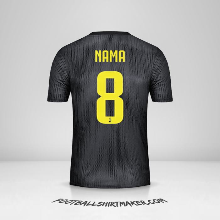 Jersey Juventus FC Cup 2018/19 Ketiga -  nama - 8