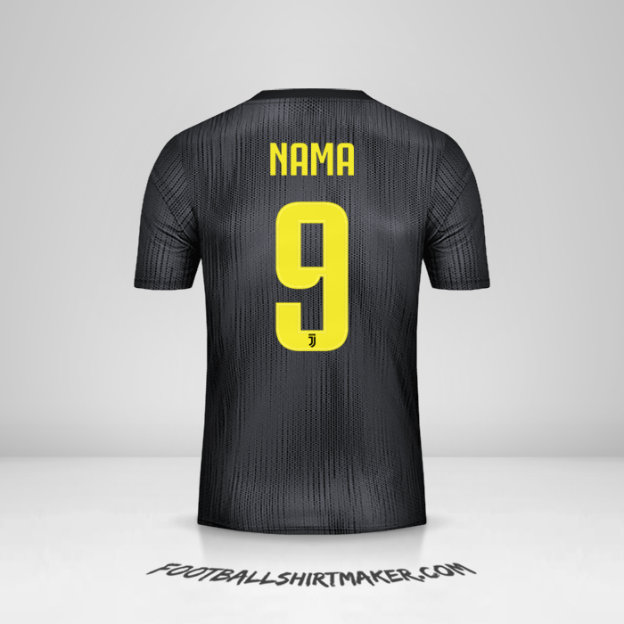 Jersey Juventus FC Cup 2018/19 Ketiga -  nama - 9