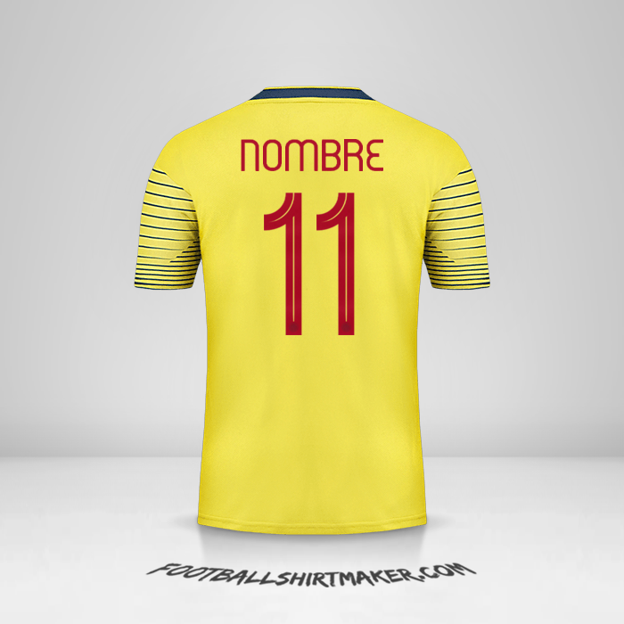 Jersey Colombia 2019/20 -  nombre - 11