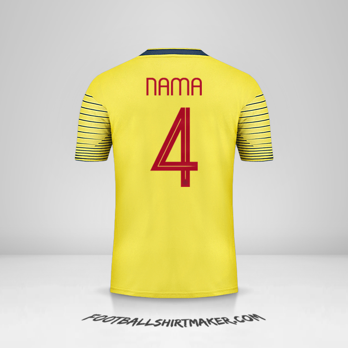Jersey Kolombia 2019/20 -  nama - 4
