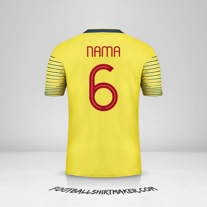 Jersey Kolombia 2019/20 -  nama - 6