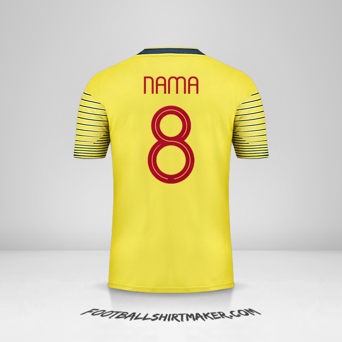 Jersey Kolombia 2019/20 -  nama - 8