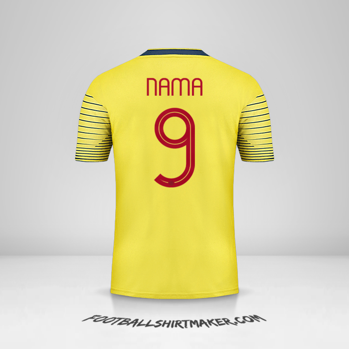 Jersey Kolombia 2019/20 -  nama - 9