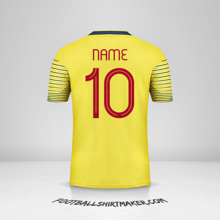 Jersey Colombia 2019/20 -  name - 10