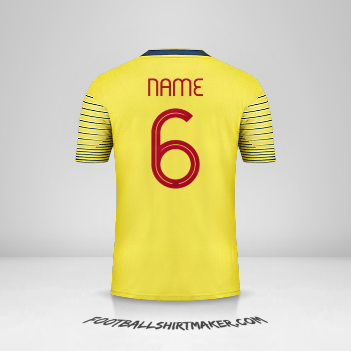 Shirt Colombia 2019/20 -  name - 6