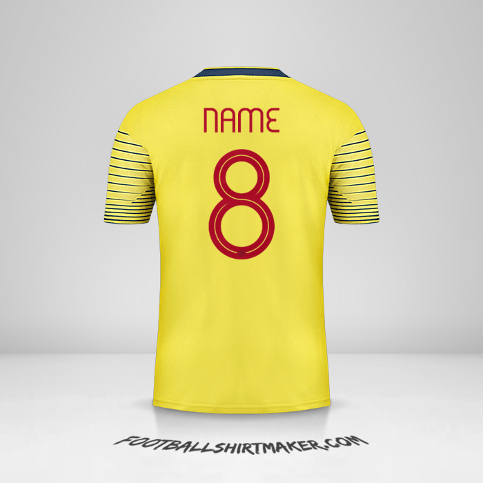 Shirt Colombia 2019/20 -  name - 8