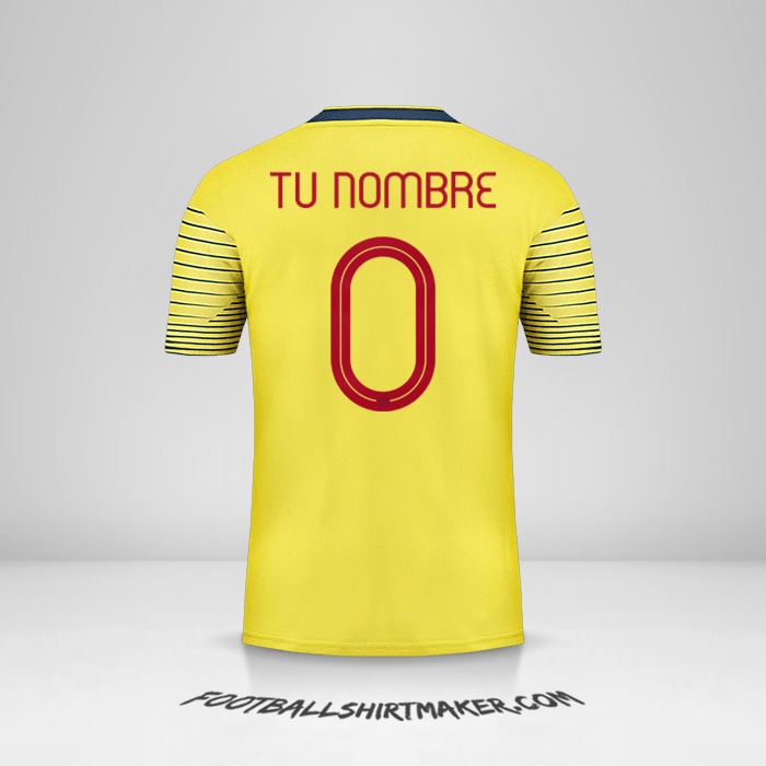 Camiseta Colombia 2019/20 -  tu nombre - 0