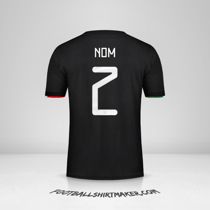 Maillot Mexique 2019 -  nom - 2