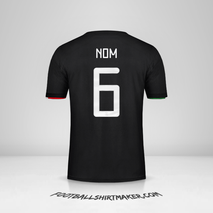 Maillot Mexique 2019 -  nom - 6