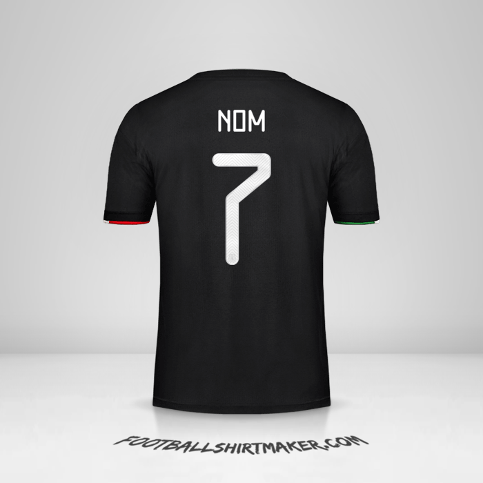 Maillot Mexique 2019 -  nom - 7