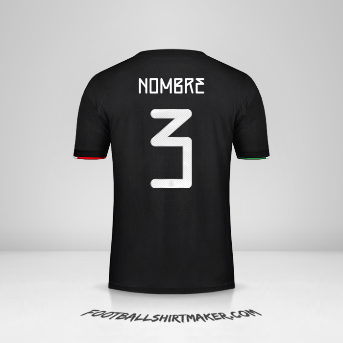 Jersey Mexico 2019 -  nombre - 3