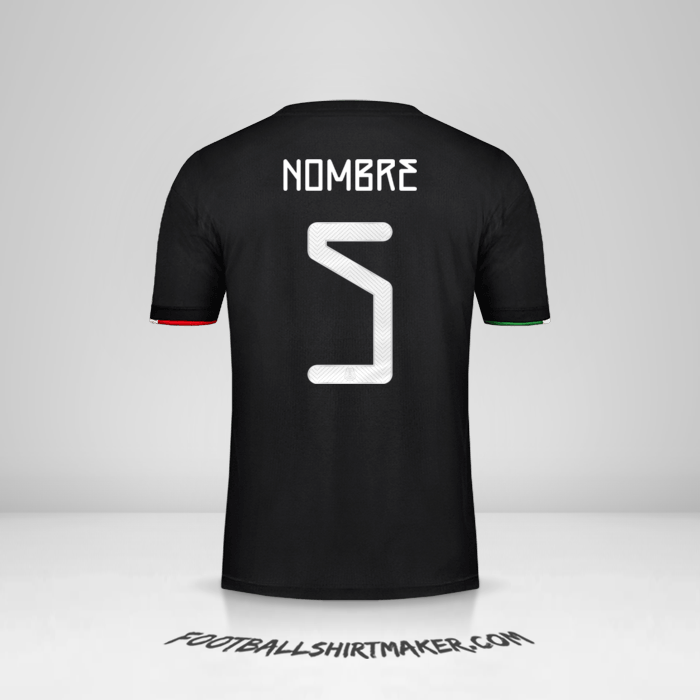 Jersey Mexico 2019 -  nombre - 5