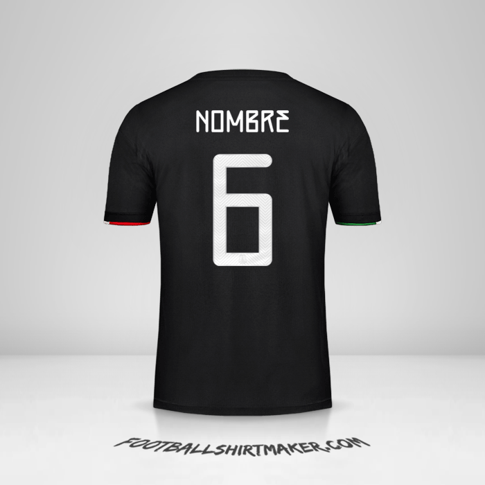 Jersey Mexico 2019 -  nombre - 6