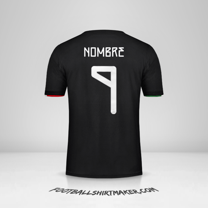 Camiseta Mexico 2019 -  nombre - 9