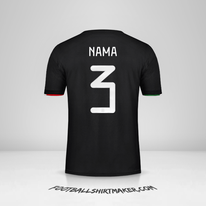 Jersey Meksiko 2019 -  nama - 3