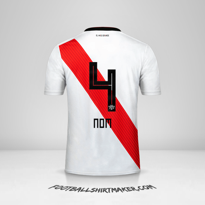 Maillot River Plate 2018/19 -  nom - 4