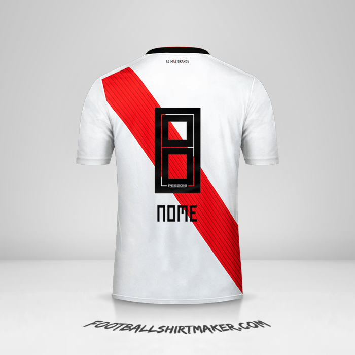 Camisola River Plate 2018/19 -  nome - 8