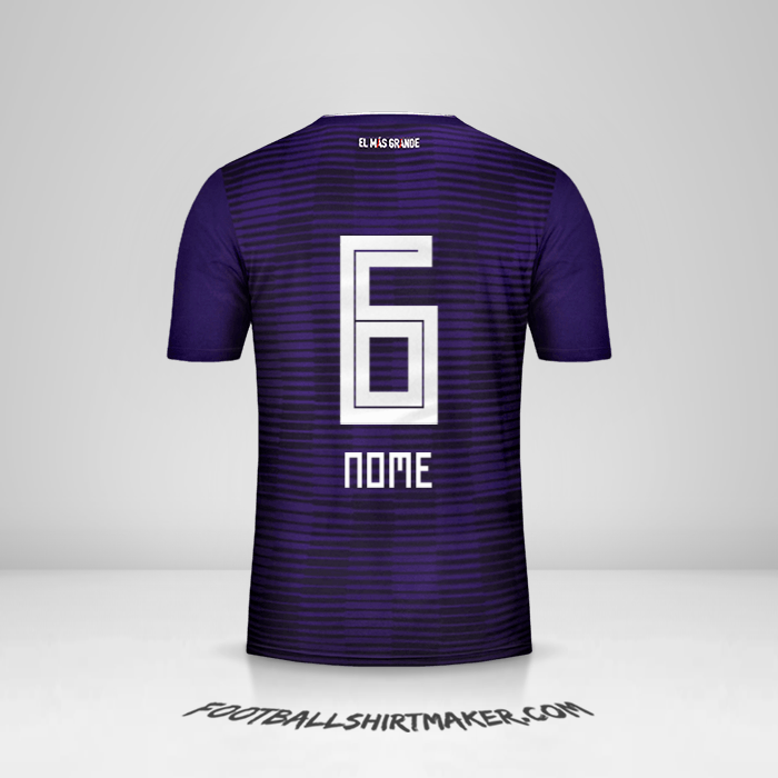 Camisola River Plate 2018 Alternativa -  nome - 6