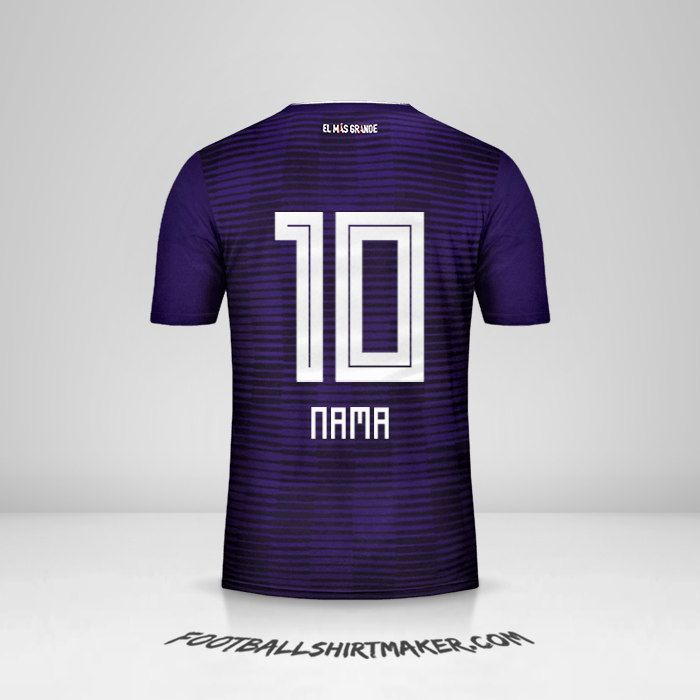 Jersey River Plate 2018 Alternatif -  nama - 10