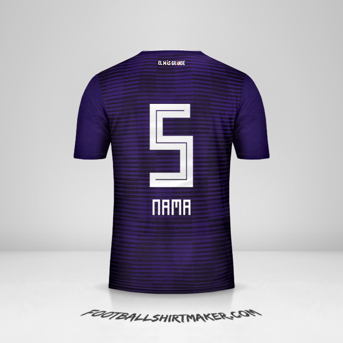 Jersey River Plate 2018 Alternatif -  nama - 5