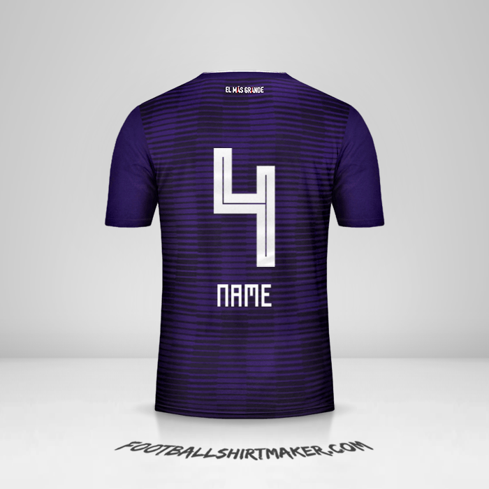 Jersey River Plate 2018 Away -  name - 4