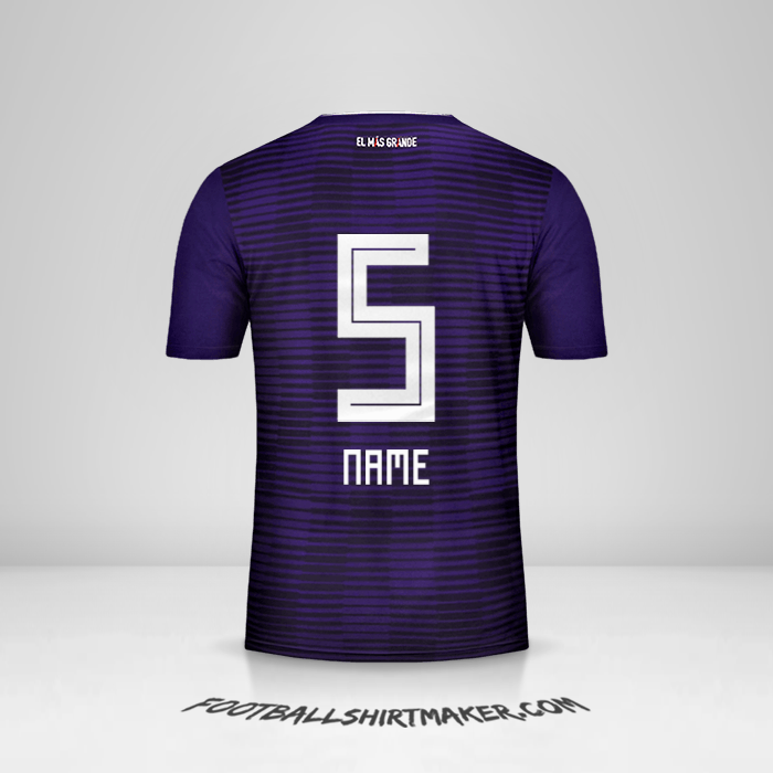 Shirt River Plate 2018 Away -  name - 5