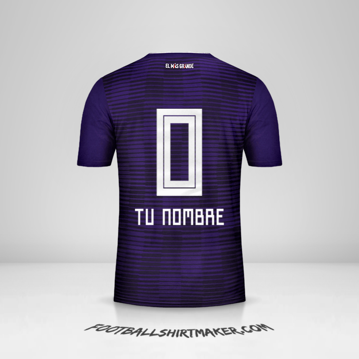 Jersey River Plate 2018 II -  tu nombre - 0